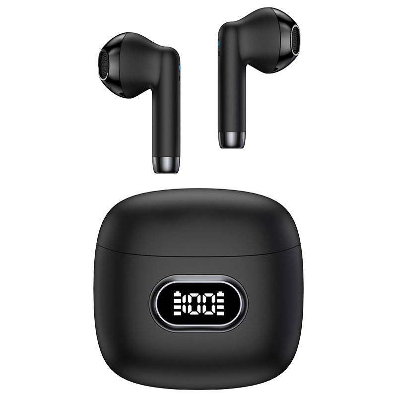 USAMS-IA II 15 Wireless Bluetooth 5.3 Headset Digital Display Mini TWS Earbuds Binaural Half-In-Ear Headphones USAMS-IA II 15 Wireless Bluetooth 5.3 Headset Digital Display Mini TWS Earbuds Binaural Half-In-Ear Headphones